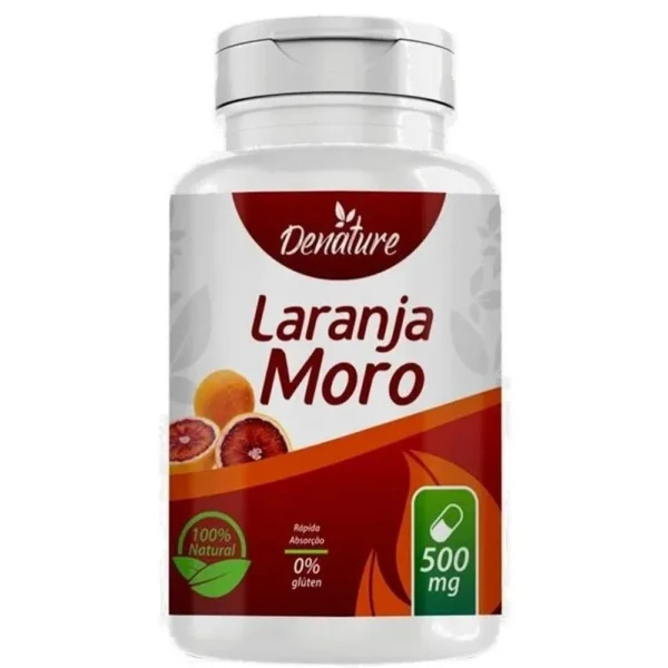 Laranja Moro 500mg 100 cápsulas - Denature