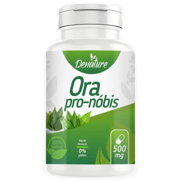 Ora-Pro-Nóbis 500mg 100 cápsulas - Denature