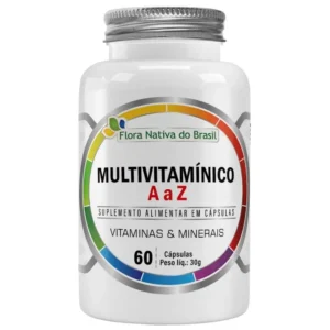 Multivitamínico A a Z 500mg 60 Cápsulas - Flora Nativa