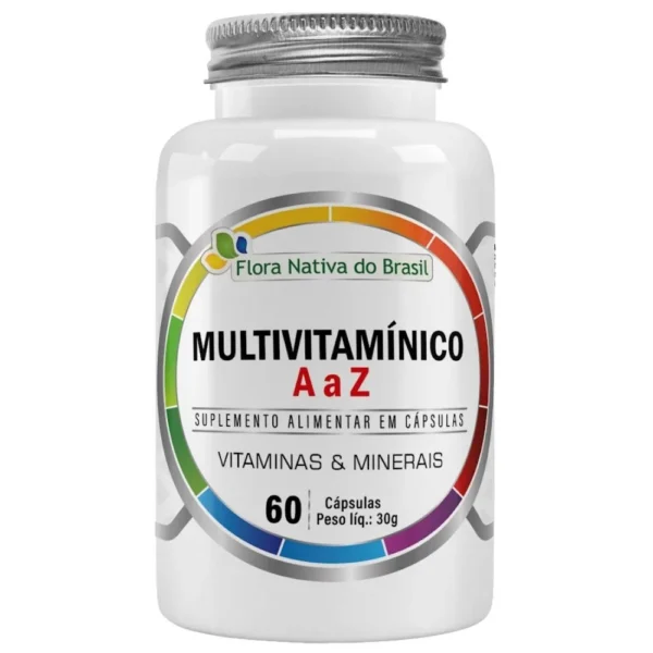 Multivitamínico A a Z 500mg 60 Cápsulas - Flora Nativa