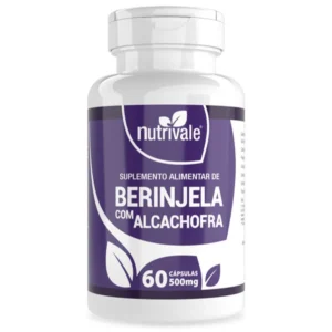 Berinjela Com Extrato seco de Alcachofra 500mg 60 cápsulas - Nutrivale