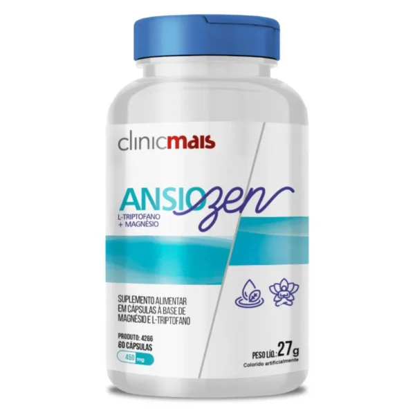 AnsioZEN Calmante Natural 60 cápsulas - Clinicmais