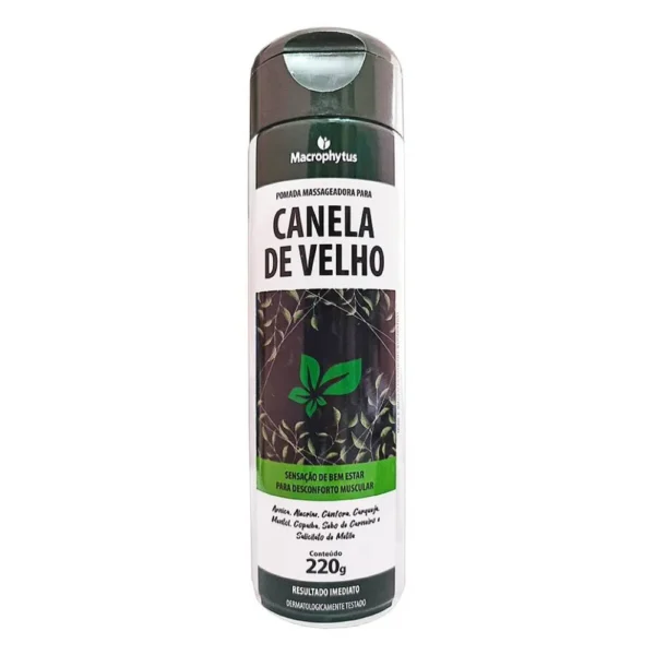 Gel Massageador Canela de Velho com Sebo de Caneiro 220g - Macrophytus