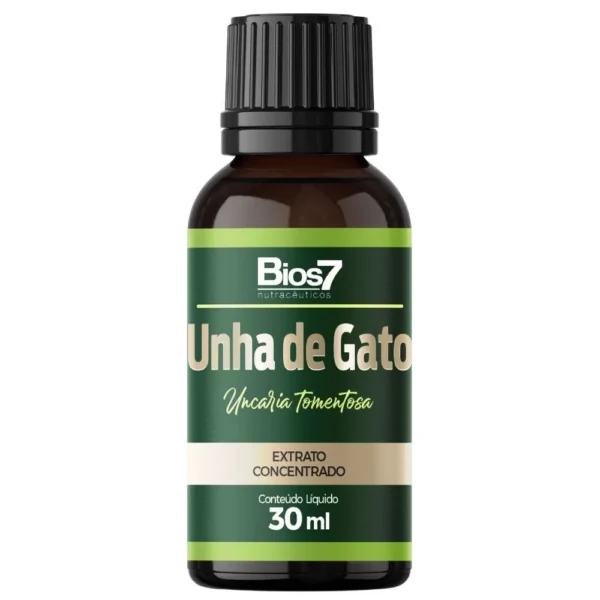 Unha de gato em gotas Extrato Concentrado 30ml - Bios7