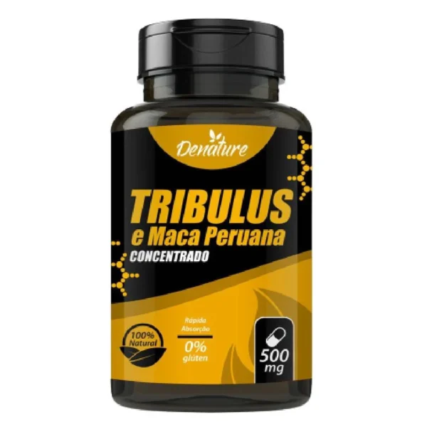 Tribulus Terrestris Com Maca Peruana 100 Cápsulas - Denature