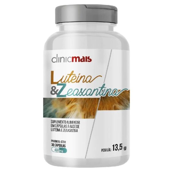 Luteína 20mg + Zeaxantina 3mg 30 cápsulas - Clinicmais