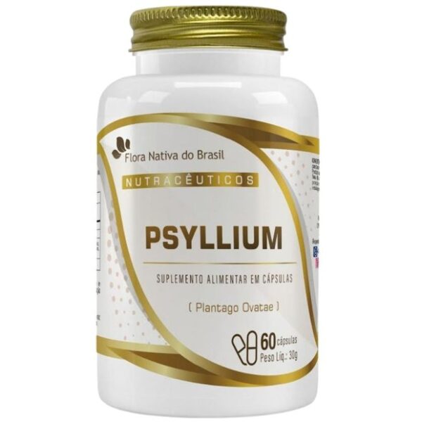Psyllium 500mg 60 Cápsulas - Flora Nativa