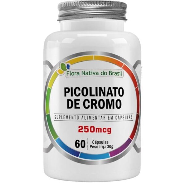 Picolinato de Cromo 60 cápsulas - Flora Nativa