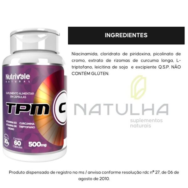 TPM-C 60 cápsulas - Nutrivale - Imagem 3