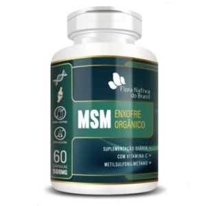 MSM Enxofre Orgânico 500mg 60 cápsulas - Flora Nativa